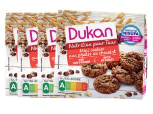 Lot de 4 mini cookies aux pépites de chocolat 100g