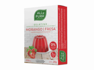 Gélatine de fraise zéro sucre (FRAISE ZERO JELLY) 28g – ALL PURA