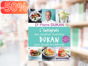 Promo – 50% : L’intégrale des recettes illustrées Dukan pour réussir la méthode