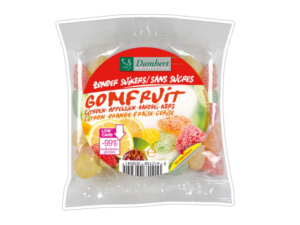 Bonbons Sans Sucres Fruit Gomme 100g